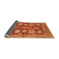 thumbnail image 2 of Ahgly Company Indoor Rectangle Abstract Orange Modern Area Rugs, 2' x 4', 2 of 4