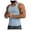 Glisme612-Blue, variant on Glisme Tank Tops Men Knitted Silk Ribbed Athletic Fit Sleeveless Vest Gym Muscle Tank Top Activewear Casual Racerback Undershirt Workout Gym Shirt White