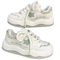 thumbnail image 2 of CHICVOMEY Platform Sneakers for Women Trendy Chunky Retro Y2K Walking Shoes Cute Casual Fashion Soft Comfort Thick Sole Outdoor Travel Shoes for Girls, 2 of 5
