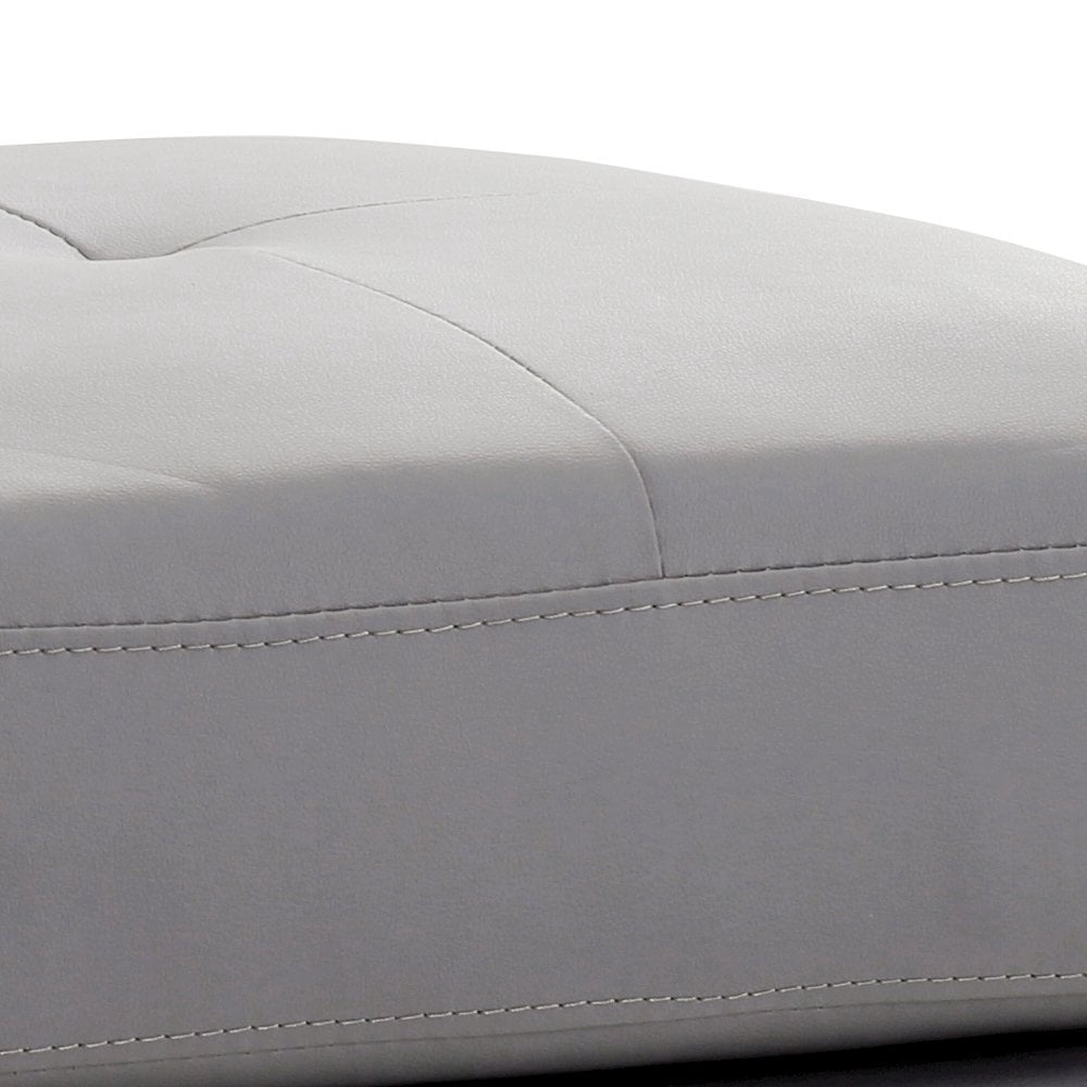 Glory Furniture Newbury Ottoman in Gray Color