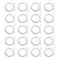 thumbnail image 1 of 20pcs Keyrings Making Rings Alloy Key Chain Key Holder Pendants DIY Circle Rings, 1 of 8