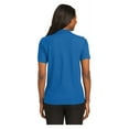 thumbnail image 2 of Port Authority Women's Short Sleeve Silk Touch Classic Polo Shirt Strong Blue Medium, 2 of 4