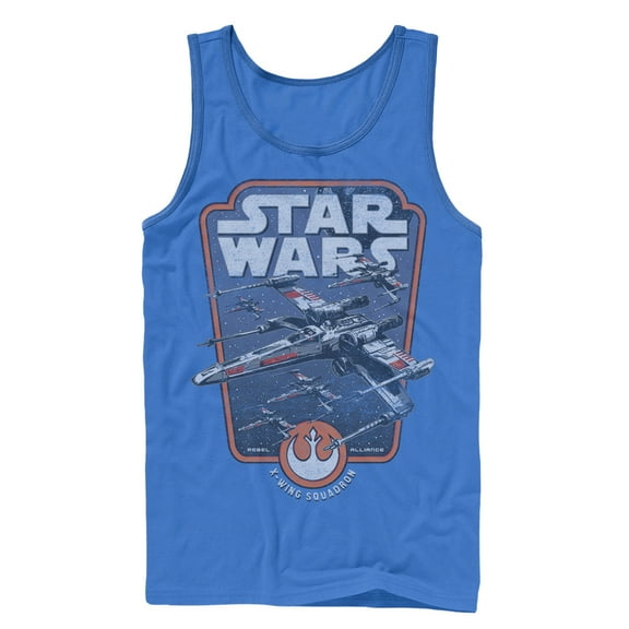 Men's Star Wars Squadron Tank Top Royal Large