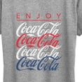 thumbnail image 3 of Coca-Cola - Red White and Blue Americana - Women's Short Sleeve Graphic T-Shirt, 3 of 5