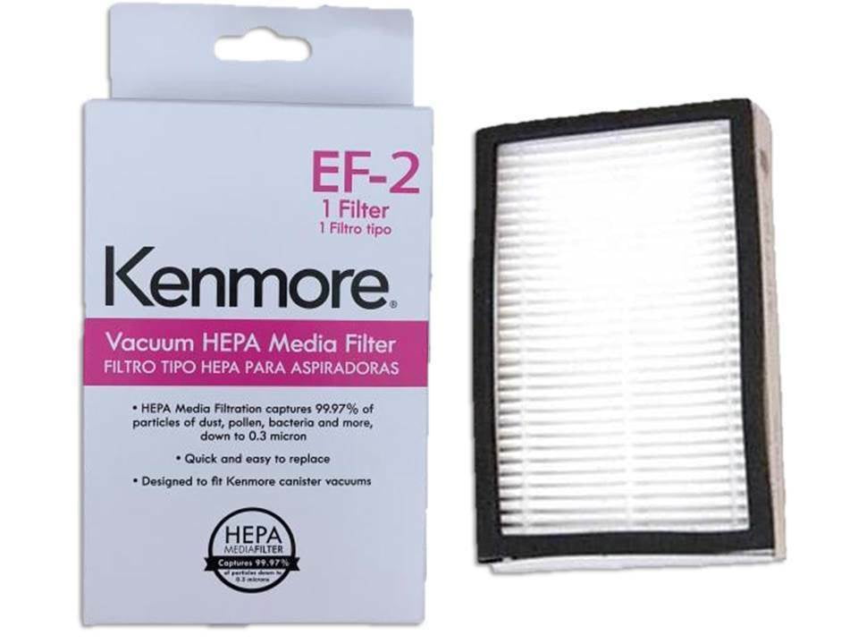 HEPA Filter for Kenmore EF2 86880 Canister Vacuum 8 02080001000 610445 