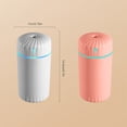 thumbnail image 4 of Billuyoard Difusor de humidificador de aire de 450ml, luz nocturna portátil, Aroma para sala de estar, SPA, oficina, coche, pulverizador, atomizador de Humidificadores Blanco Billuyoard HA063144-01, 4 of 6