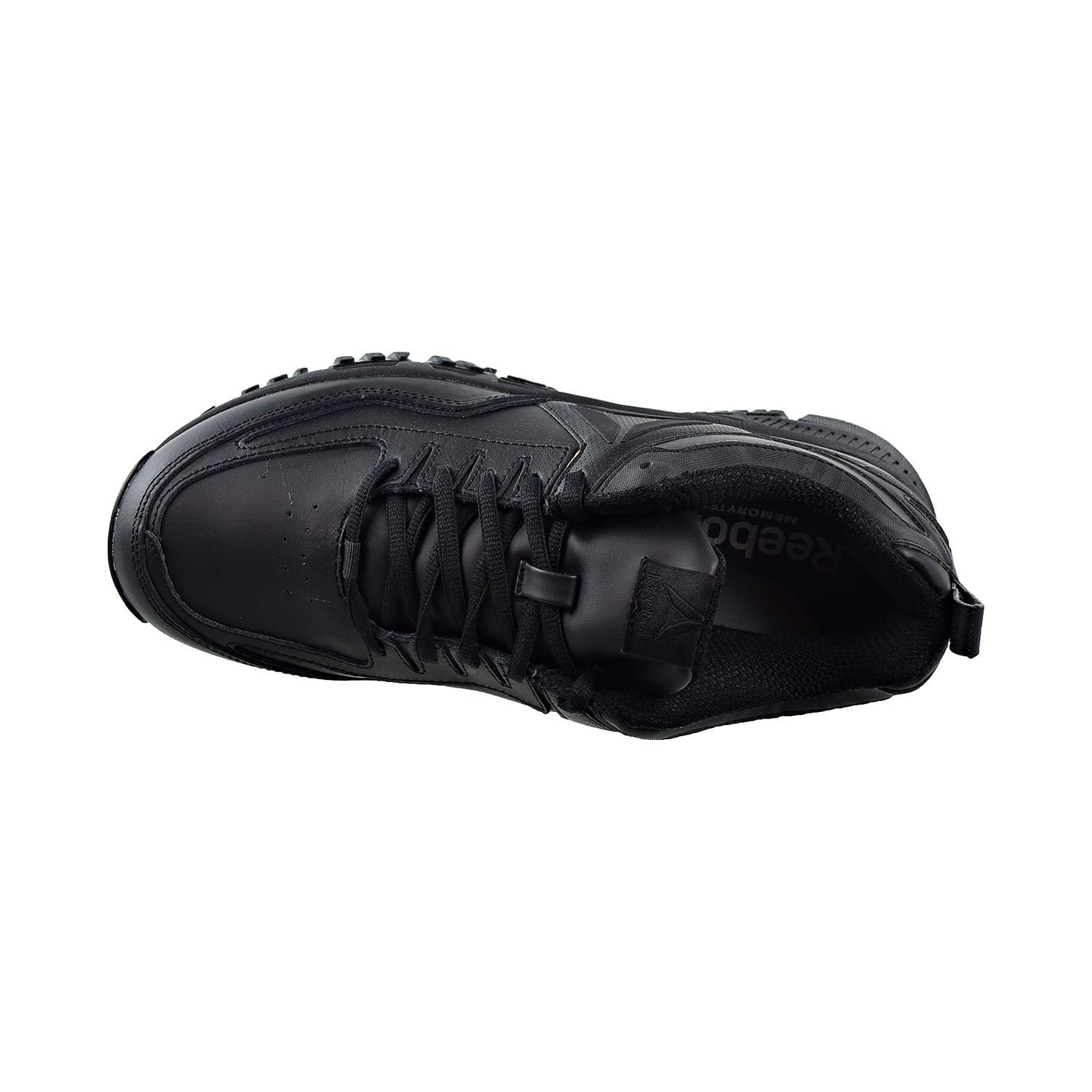 Reebok Ridgerider Leather (Extra Wide 4E) Men's Shoes Black, 54% OFF