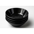 thumbnail image 3 of Barro Lightweight Melamine Dinnerware Set - 12-Piece - Black, 3 of 4