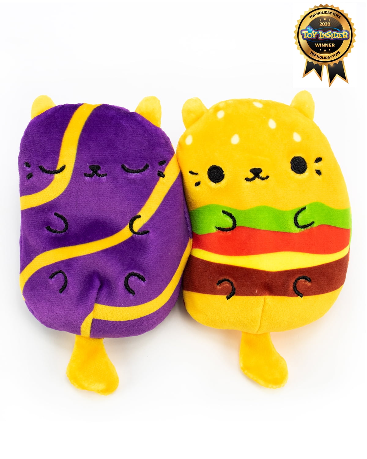 Cats vs Pickles Beanbag Soft Toy Series 1 #11 Cheeseburger Cat Free Delivery! 