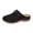 Black, variant on Women's Thick Soled Slippers Round Close Toe Flower Hollow out Summer Sandals Casual Travel Wide Width Slip On Mules Slide on Potato Shoes Black Size 7.5