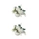 thumbnail image 1 of Toystoory Impresionantes flores artificiales añaden belleza a cualquier espacio elegante decoración de fiesta de flores artificiales de dalia blanco 2Conjunto, 1 of 6
