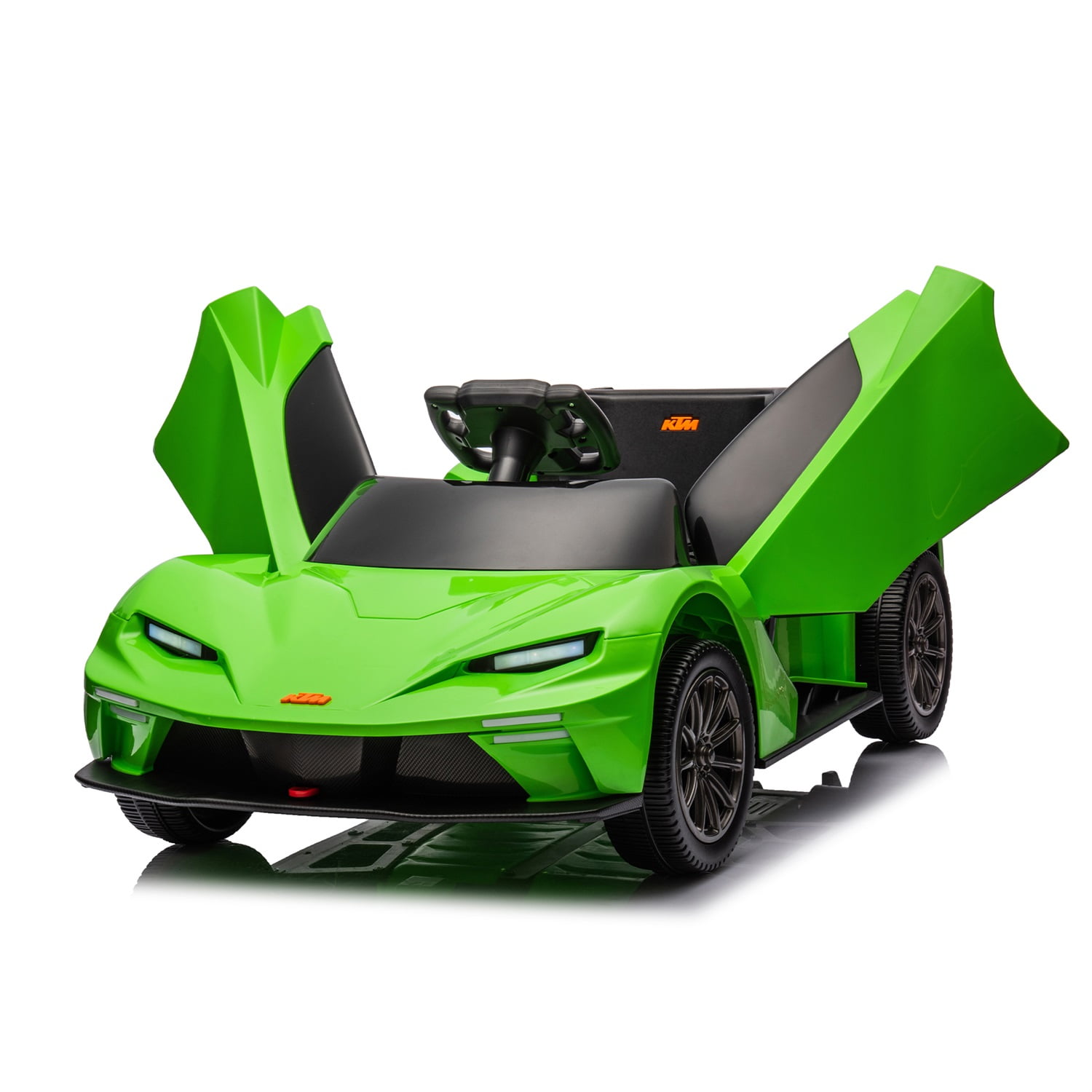 CIPACHO Licensed Ktm x Bow Gtx Electric Car for Kids, 12V Powered Ride Ons Kids Car with Remote Control, Bluetooth, MP3, Green