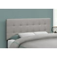 thumbnail image 1 of Monarch Specialties Bed, Headboard Only, Full Size, Bedroom, Upholstered, Linen Look, Grey, Transitional, 1 of 3