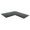thumbnail image 3 of 220mm Acrylic Safety Corner Wall Shelves Floating Shelves Bedroom Bathroom Black, 3 of 6