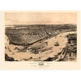 thumbnail image 7 of HISTORIX 1851 New Orleans Louisiana Vintage Map Poster Wall Art Print, 18 x 24 Inch, 7 of 7