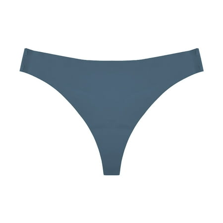 Hamky Womens Underwear Thongs for Women Women s Cotton Underwear Underwear For Women Lingerie For Women Lingerie Women V Waist Breathable No Show Thong Cotton Underwear Seamless Underwear Navy S