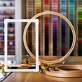 thumbnail image 2 of 1 set of Embroidery Frame Cross Stitch Hoop Embroidery Hoop Cross-stitch Tool, 2 of 9
