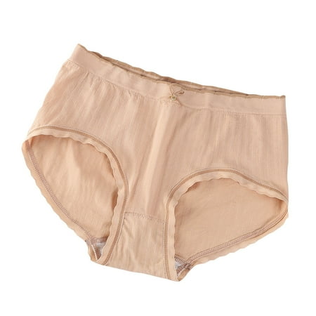 Under $10 Panties for Women Plus Size  High-waisted Cotton Briefs For Women With Belly And Hip Lift