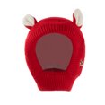 thumbnail image 2 of Suéter para niños Gorro de punto para bebé Gorro de bufanda de punto engrosado de color sólido (rojo), 2 of 3