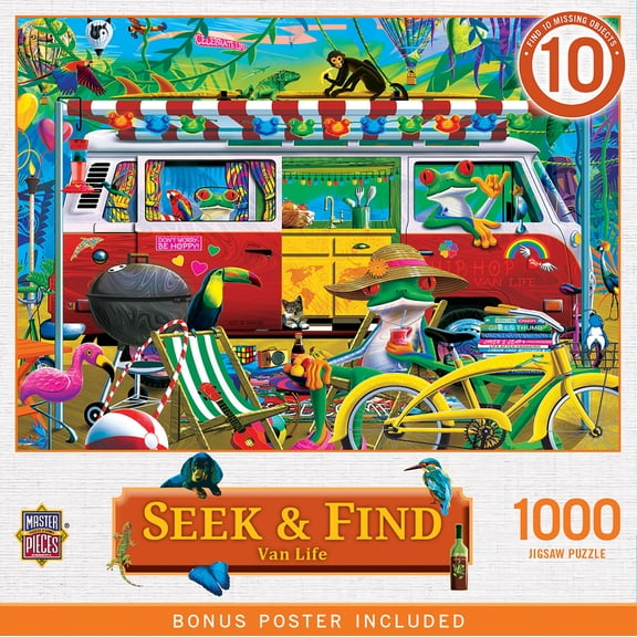 MasterPieces 1000 Piece Jigsaw Puzzle - Van Life - 19.25"x26.75"
