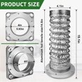 thumbnail image 3 of Magnetic Dryer Vent Coupling-Quick Connection and Disconnection Strong Magnet Self-Alignment Design Quick-Installation Dryer Magnetic Vent C, 3 of 7