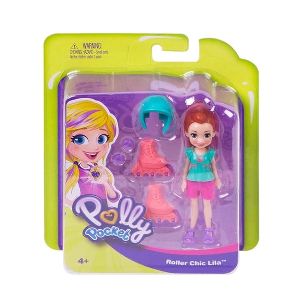 Muñeca Polly Pocket Lila con Patines