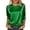 Green, variant on Womens Summer Tops Elegant Solid Short Sleeve Blouson Satin Crew Neck Womens Blouse,Green,M