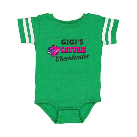 

Inktastic Gigi s Little Cheerleader with Megaphone and Pom Poms Gift Baby Girl Bodysuit