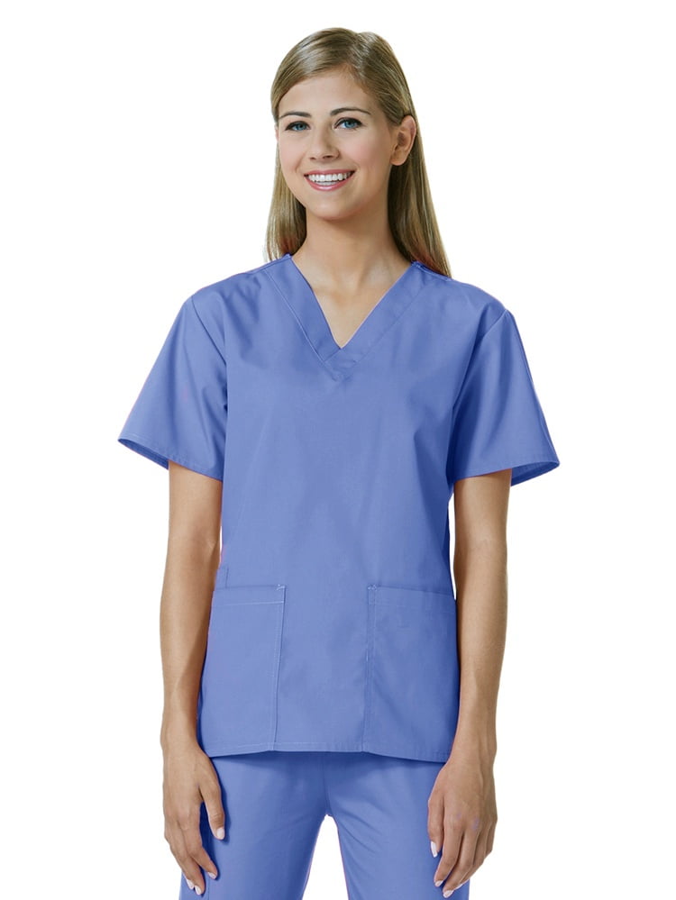Maevn Core Classic VNeck Scrub Top [XXS 5XL, FREE SHIPPING