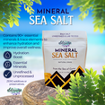 thumbnail image 3 of Mineral Sea Salt 2 Pack - 100% Unrefined, Low Sodium Salt, Rich in 90+ Essential Minerals, Perfect for Cooking, Hydration Hand-Harvested from the Sea of Cortez, 3 of 10