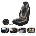 thumbnail image 6 of Garronmavis Front Car Seat Cover Hunting Forest Wolves 2 Pack Breathable Car Seat Cover of 2 Elastic Interior Accessories Easy to Install Universal fit for Most of SUV,Sedan,Trucks, 6 of 7