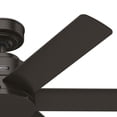 thumbnail image 3 of Hunter 44 inch Outdoor or Indoor Ceiling Fan No Light - Ceiling Fan without Light, For Patio, Porch, Garage, or Living Room, Standard Mount, 6 Blades, Wall Control - Kennicott 51114, Premier Bronze, 3 of 16