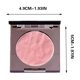 thumbnail image 4 of Xihbxyly Rubor Mate, Colorete En Polvo de Color Natural, Crema de Fácil Aplicación, Ideal para Regalo, Maquillaje Femenino, Tamaño Ideal para Viajes., 4 of 5