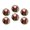 C0878, variant on Glass Refrigerator Magnet 6Pcs Magnetic Fridge Sticker,Decor for Kitchen,Whiteboard,Cabinet,Collage Of Coffee Images With Heart And Coffee Beans