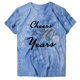 thumbnail image 4 of Camiseta de mujer Camisetas Cuello redondo Camiseta de manga corta Estampado de letras Tie-dye Camiseta Tops Blusa Regalo para mujeres Fridja  hjk6310, 4 of 4