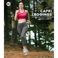 thumbnail image 5 of Nirlon 7/8 Capri Leggings For Women - High Waisted Leggings With Pockets, 5 of 7