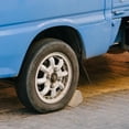 thumbnail image 3 of AURARMLET Wheel Chocks for RV Secure Parking Light Yellow Wood Triangular Vehicle Safety 1Set, 3 of 4