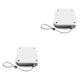 thumbnail image 1 of Naiovety Dispositivo de cierre automático para puerta, caja con cordón, tirador de cierre automático adhesivo retráctil antirrobo para Blanco 2Conjunto, 1 of 6