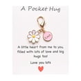 thumbnail image 2 of Pocket Hug Cute Charms Flower Butterfly & Themed Keychains Heartwarming Blessing Creative Small Pendants Christmas Decorations Safeglitz, 2 of 4