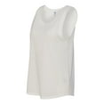 thumbnail image 2 of Alternative - Women's Cotton Modal Muscle T-Shirt - 2830 - White - Size: M, 2 of 5