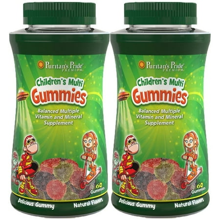 Puritan's Pride Children's Multivitamins & Minerals Gummies 60 Gummies 2 Pack