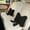 Black, variant on 2 Pcs Plush Bow Pillows Set, Cute Bowknot Throw Pillows for Couch & Bed - Soft Furry Decorative Accent Pillows for Living Room, Bedroom, Home & Car Decor