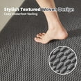thumbnail image 2 of DEA Bathroom Rugs Non Slip Washable, Super Absorbent Thin Bath Mat Quick Dry Low Pile Bathroom Rug, Dark Grey 20"x48", 2 of 16