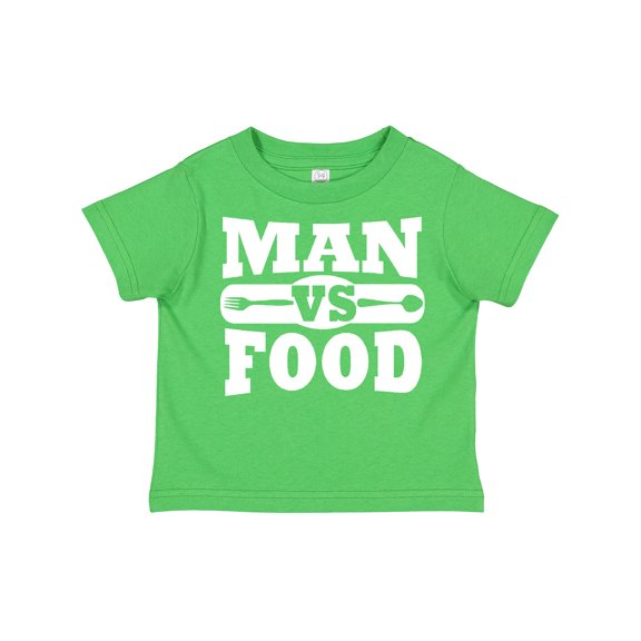 Inktastic Man Vs Food Boys or Girls Toddler T-Shirt