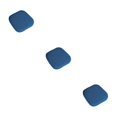 thumbnail image 3 of Transemion 1/2/3/5 Comfortable And Durable Chair Cushion For Extended Memory Cotton Chair Cushion Memory Cotton Pad blue-B 40*40cm 3PCS, 3 of 6