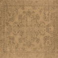 thumbnail image 1 of Ahgly Company Indoor Square Oriental Brown Industrial Area Rugs, 4' Square, 1 of 4
