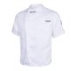 thumbnail image 4 of Sólido Chef Chaqueta Abrigo Hotel Camarero Uniforme Manga Corta Blanca l Yuyangstore Chaqueta de chef uniforme para hombres, 4 of 8