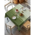 thumbnail image 6 of Sage Green Ombre Table Cloth, Modern Abstract Art Ocean Oil Painting Waterproof Tablecloth for Square Tables, Reusable Washable Fabric Table Cover for Restaurant Kitchen Dining Tables 60"x60", 6 of 6