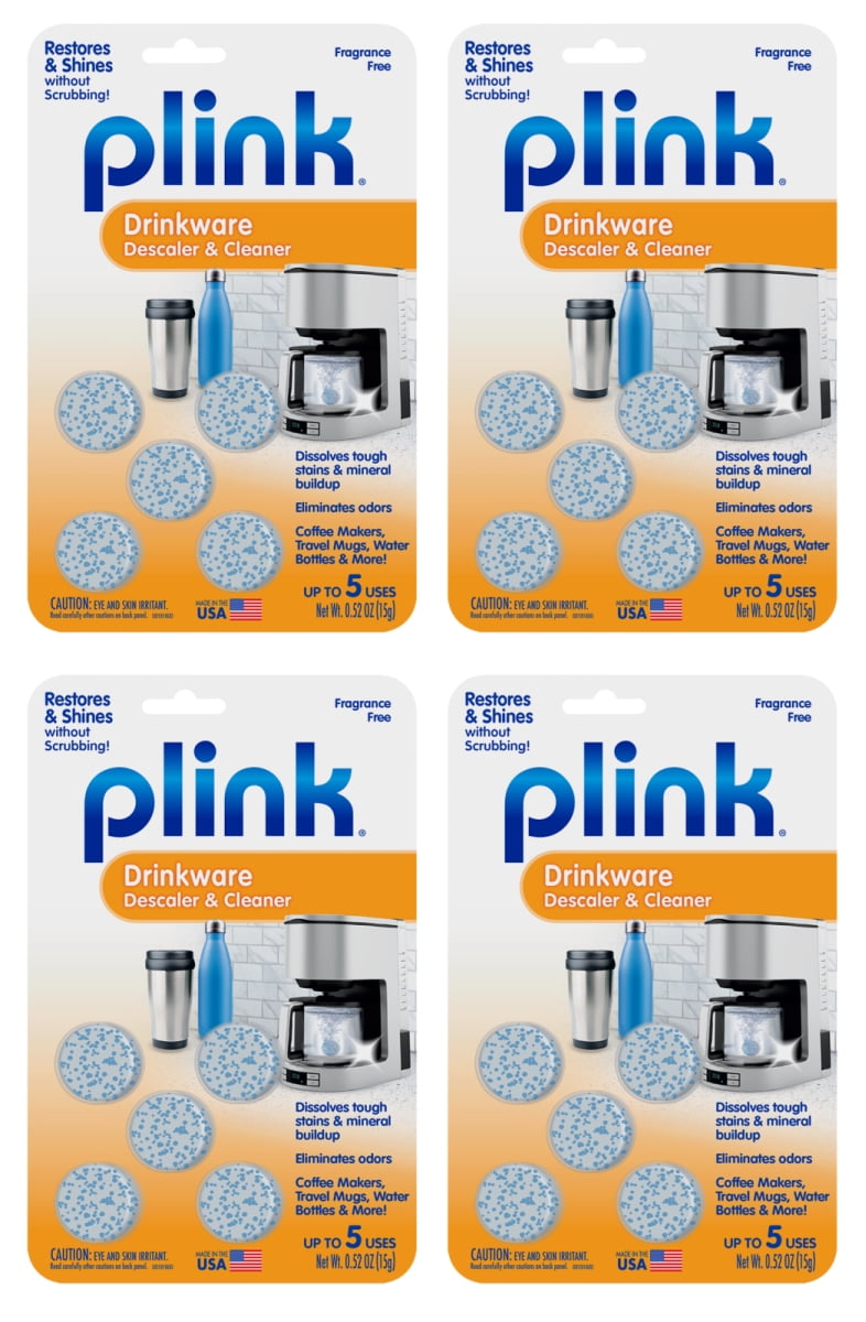 Plink Drinkware Descaler and Cleaner, 20 Tablets