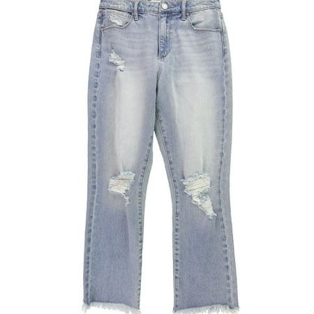 Articles of Society Womens Distressed High-Rise Loose Fit Jeans Blue 26 Regular